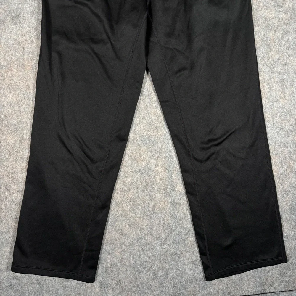Nike‎ Dri Fit Black Fleece Therma Track Training Sweatpants Wide Leg Girls XL - Picture 3 of 15